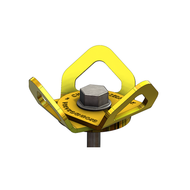 GroundGrabba CH14 Closed Hook – Heavy-Duty Galvanized Tie-Down