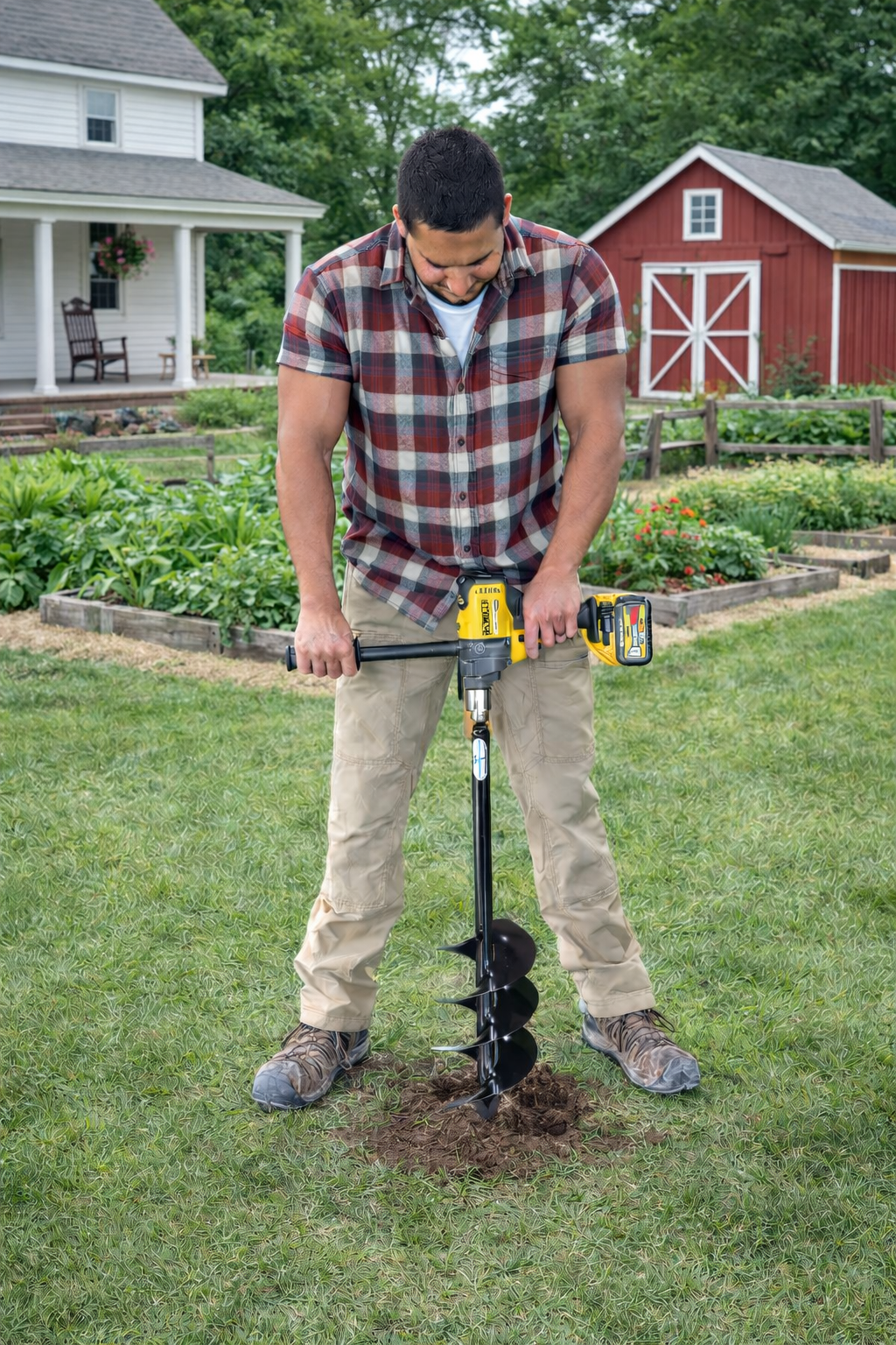 Gallon Pot & Post Hole Auger (7" x 28")