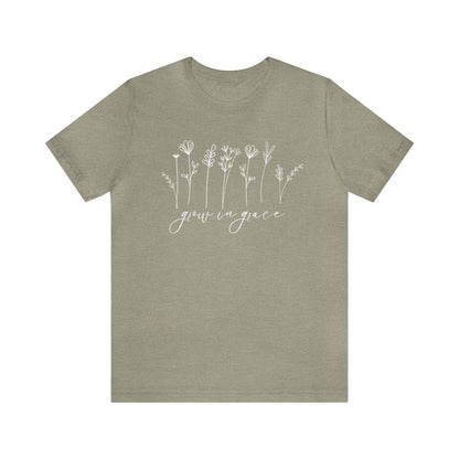 Grow in Grace T-Shirt - Unisex Bella Canvas