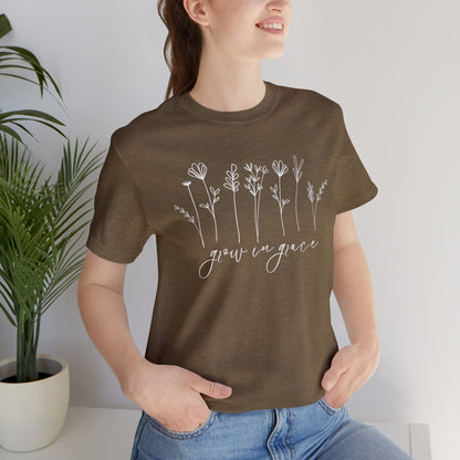 Grow in Grace T-Shirt - Unisex Bella Canvas