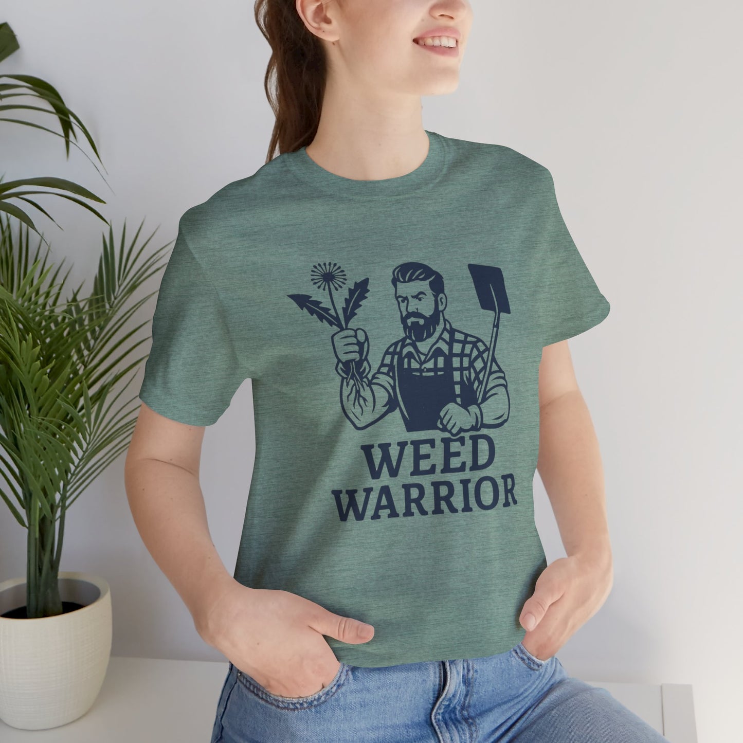 Men's Shirt: Weed Warrior | Garden T-Shirt- Unisex Fit