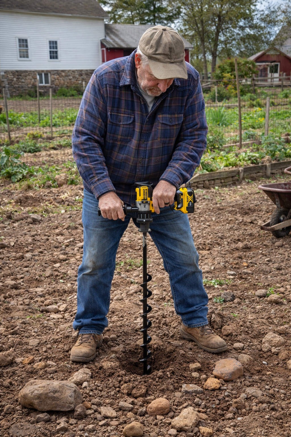 Tree Planting Auger Bit (2" x Standing Lengths)