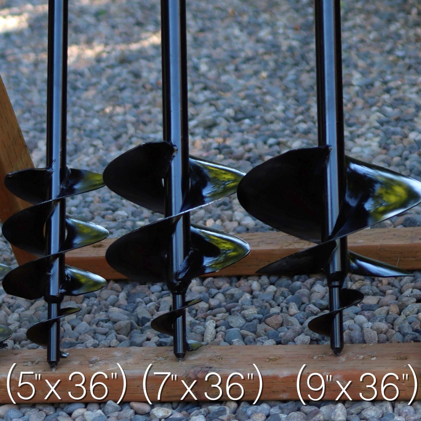 Garden Answer Auger Set (5" & 7" & 9")