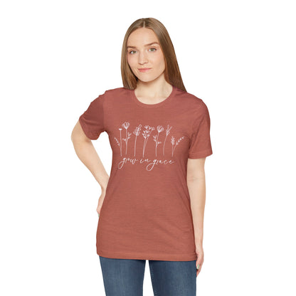Grow in Grace T-Shirt - Unisex Bella Canvas