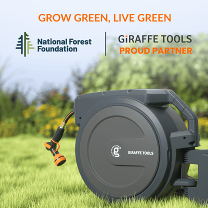 Retractable Garden Hose Reel-5/8in-90ft