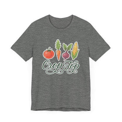 Crop Top T-Shirt | Garden T-Shirt- Unisex Fit