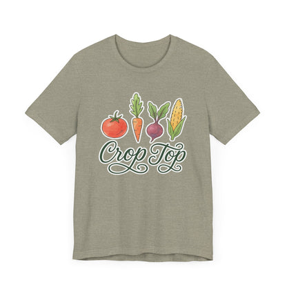 Crop Top T-Shirt | Garden T-Shirt- Unisex Fit