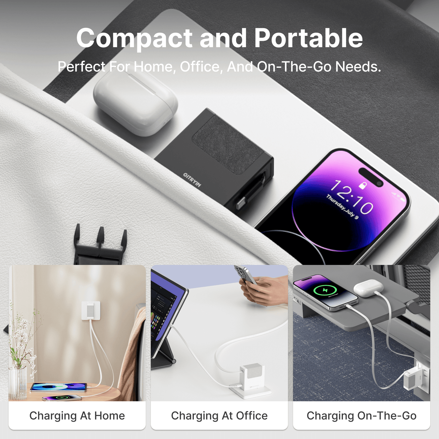 Gitryin Retractable Charger for 3C Devices