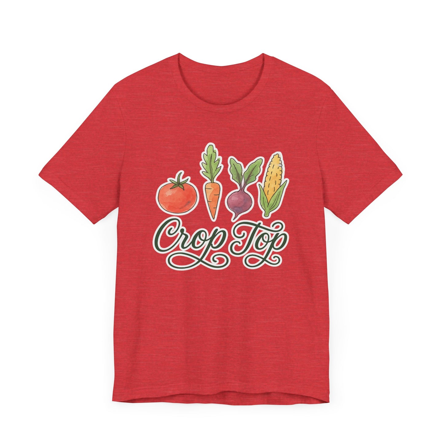 Crop Top T-Shirt | Garden T-Shirt- Unisex Fit