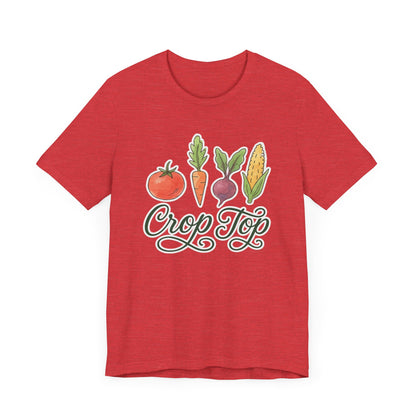 Crop Top T-Shirt | Garden T-Shirt- Unisex Fit