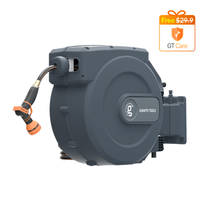 Retractable Garden Hose Reel-5/8 in-115ft