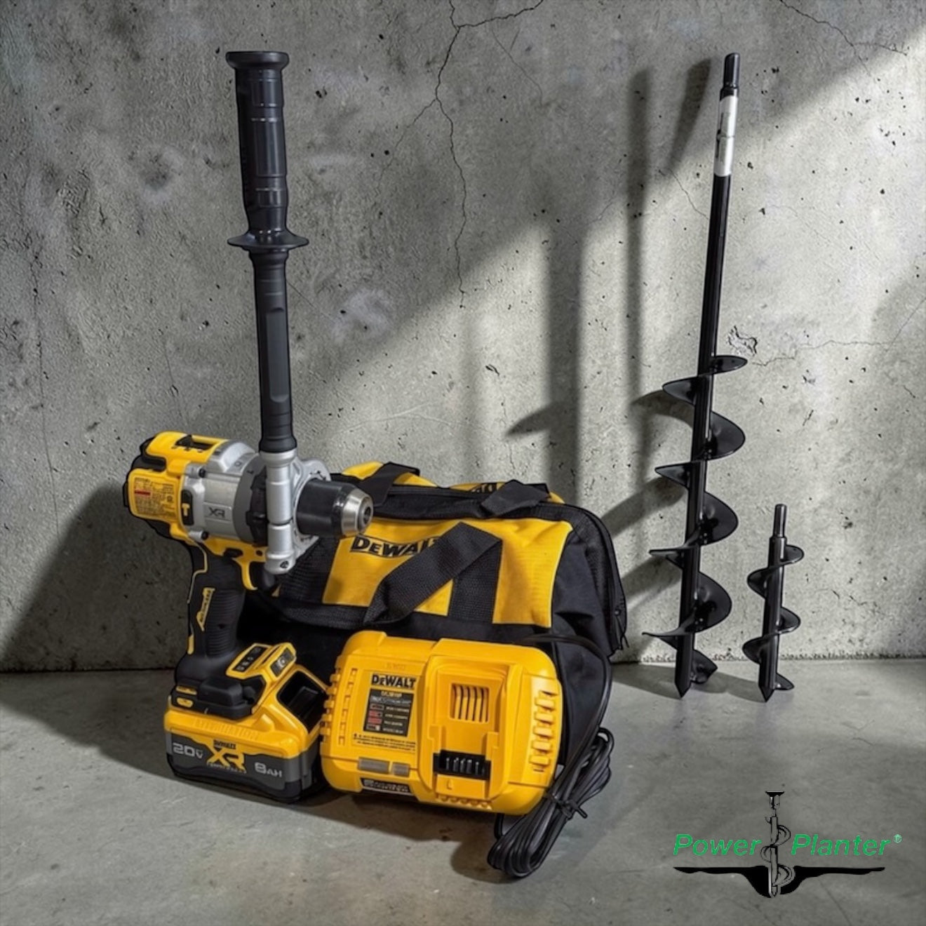 Easy Dig Gardener Starter Complete Bundle (2"x 7", 3"x 24" and DEWALT DCD1007WW1 20V MAX* XR®)