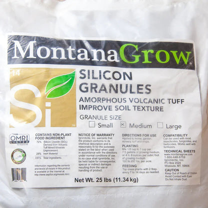 MontanaGrow Organic Granular Silicon (25 lb)