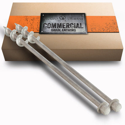 Ground Grabba Commercial Grade 24" Anchors (600mm) - 2 Pack