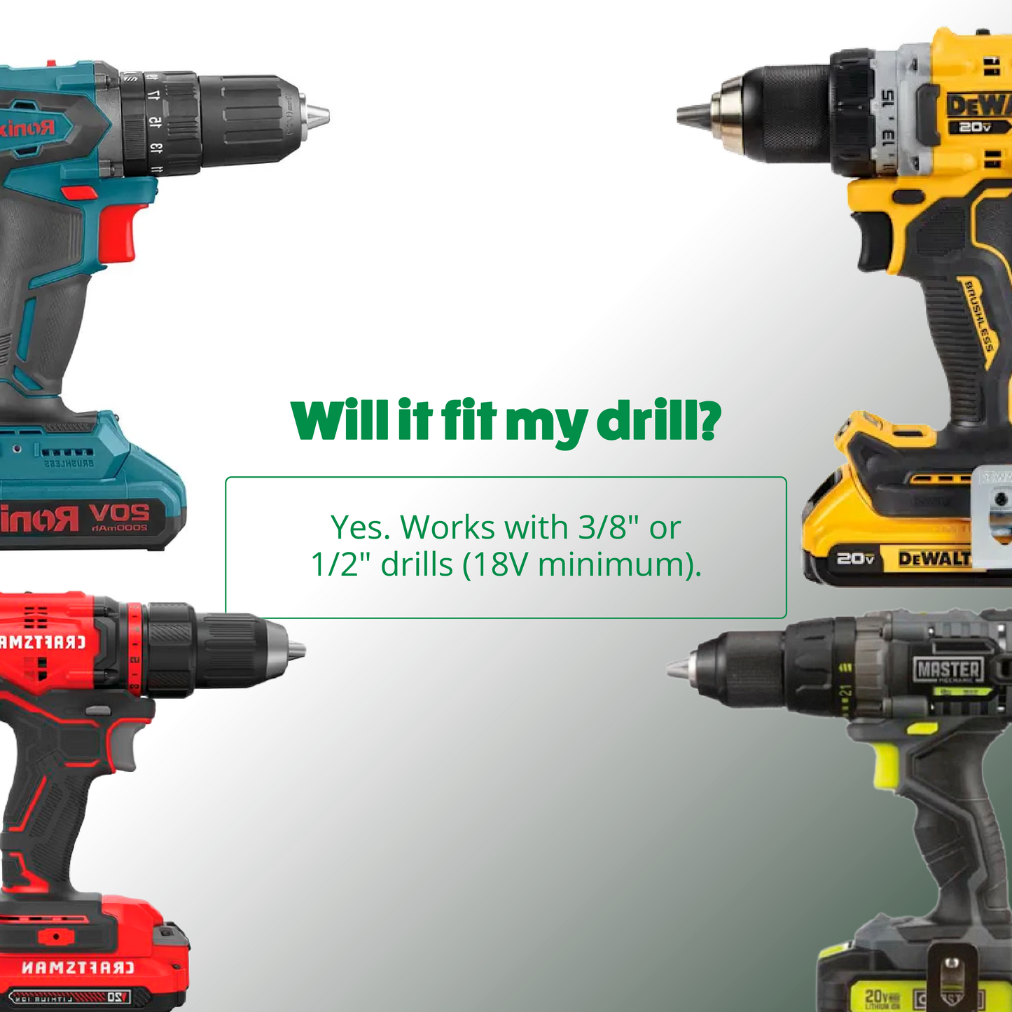 Garden Auger Starter Pack (2" x 7" and 3" x 7")