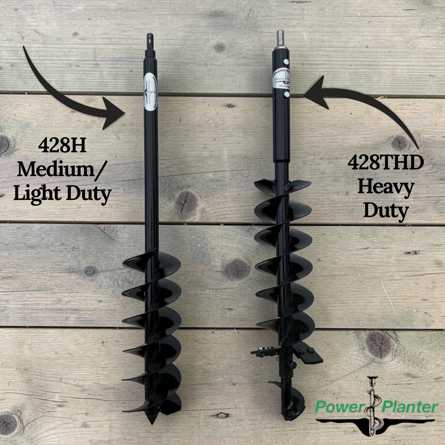4-Inch Auger for Bulbs and Bedding Plants (4" x 28")