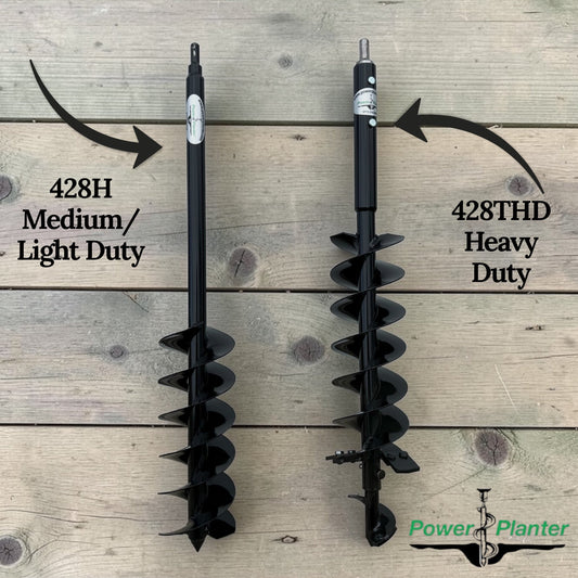 4-Inch Auger for Bulbs and Bedding Plants (4" x 28")