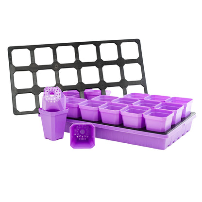 3.3" Heavy Duty Seed Starting Pots with Inserts