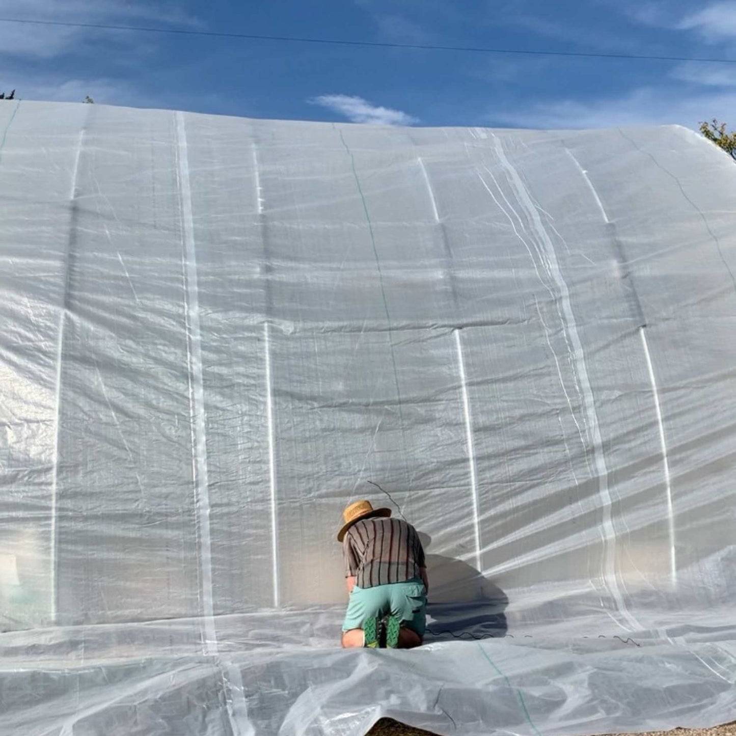 Greenhouse Woven Plastic 11 mil- Solarig 182