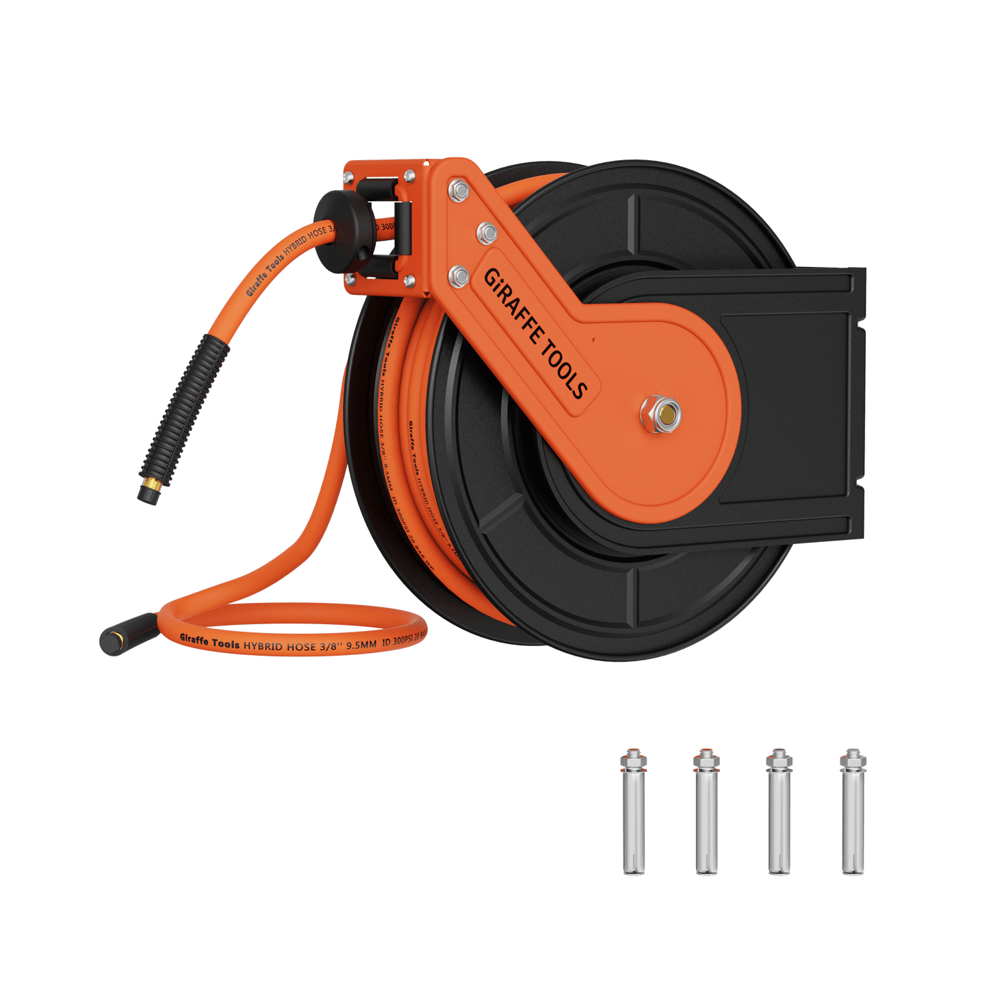 Retractable Air Hose Reel-Alloy Steel Reel-3/8in