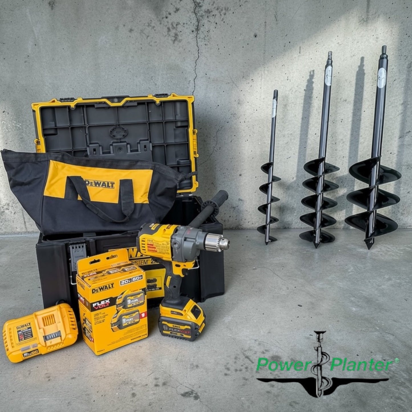 Ultimate Professional Landscaping Complete Bundle (3"x 24", 5"x 28", 7"x 28" and DEWALT DCD130T1 60V MAX*)