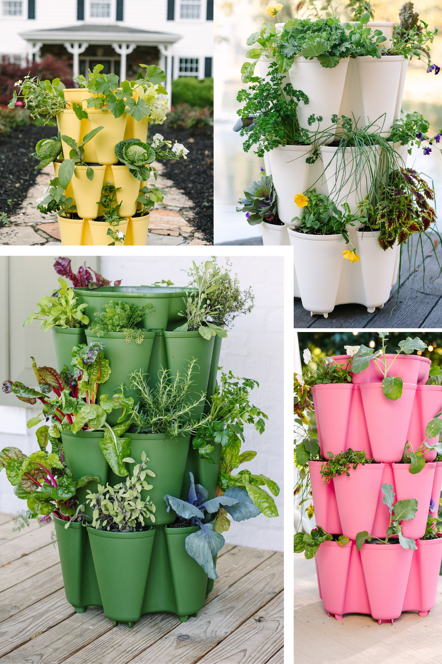3 Tier GreenStalk Garden Original Vertical Planter - Basic Texture