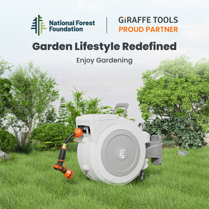 Retractable Garden Hose Reel-1/2 in-65ft